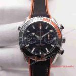 Replica Omega Planet Ocean 600m Omega Master 45.5 mm Black Chronograph